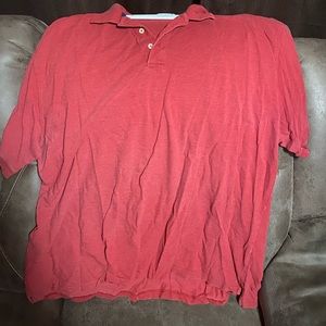Red collared shirt 4XLT